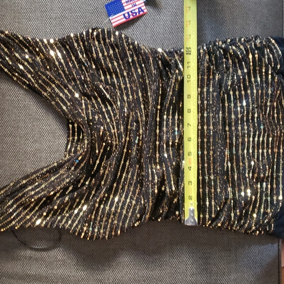 R & M Richards full length sheath gown - Picture 7 of 7